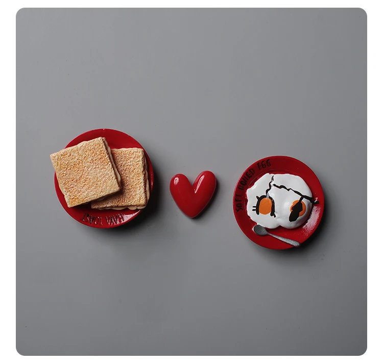 Магнит на холодильник украшение для завтрака и яиц магнитный стикер