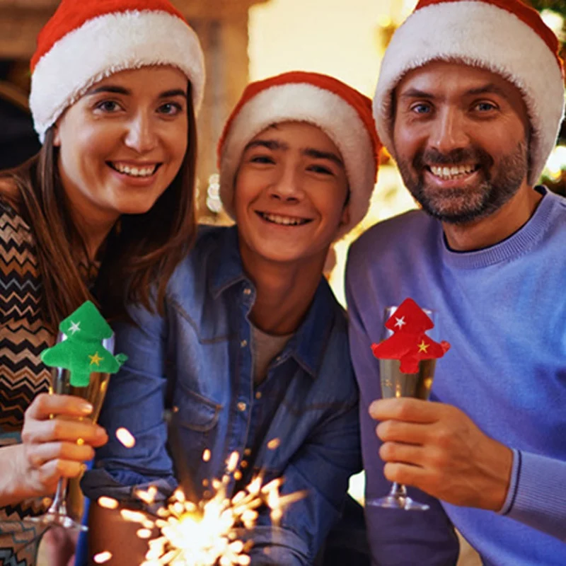 Рождественские стеклянные украшения дизайн рождественской елки праздничный