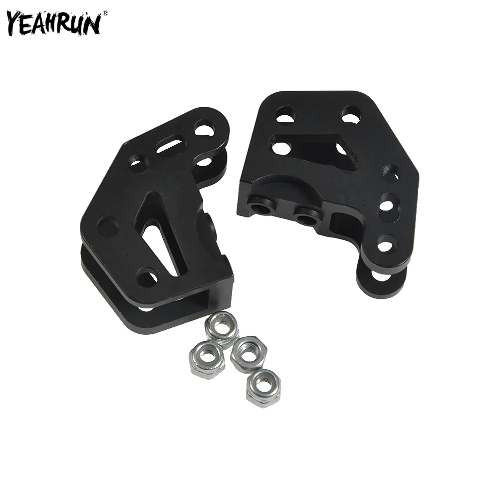 

YEAHRUN черный металлический алюминиевый двухосный амортизатор Набор для 1/10 Axial Wraith 90018 RC Гусеничный автомобиль обновленные детали