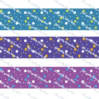 new design wavelet dots pattern printed grosgrain ribbon 50 yards gift wrapping diy bows christmas wedding derections ribbons