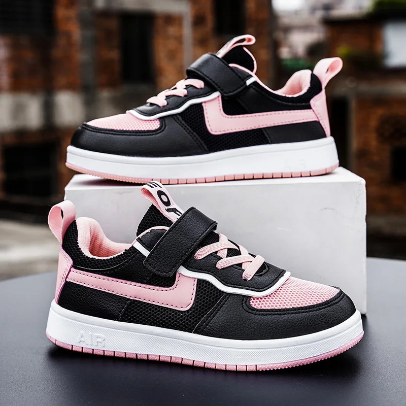 

Кроссовки детские из ПУ кожи, дышащие, для бега