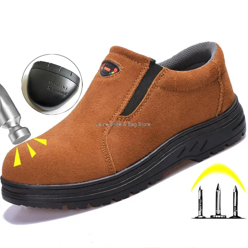 

Ботинки мужские зимние плюшевые, со стальным носком, с защитой от проколов