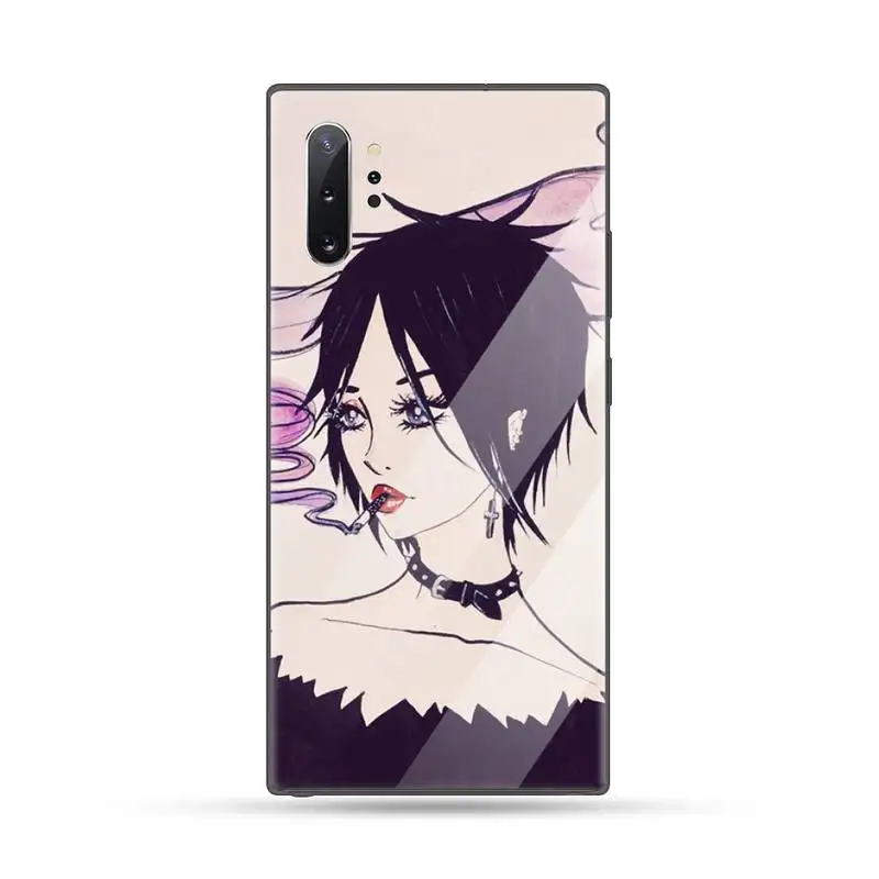 

NaNa osaki Phone Case Tempered glass For Samsung S6 S7 edge S8 S9 S10 e plus note8 9 10 pro