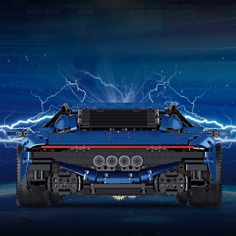 city technical mini super sports car model moc building blocks famous bugatti racing vehicle bricks educate toys for children free global shipping