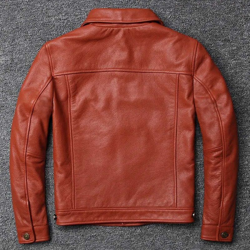 100% Натуральная Кожа Мужская куртка Авиатор итальянская Роскошная однобортная