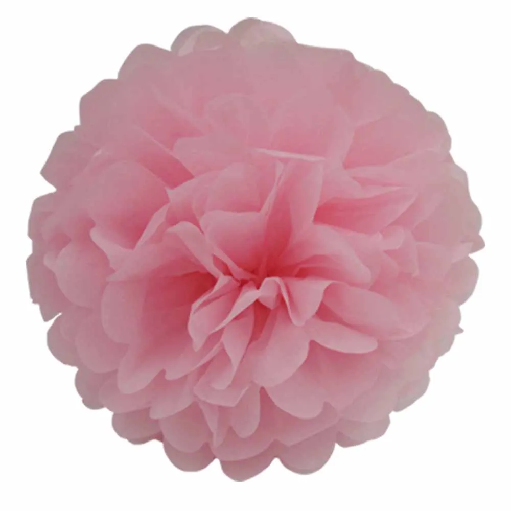 10 шт. светло-розовые помпоны для свадебной вечеринки девочек детского душа