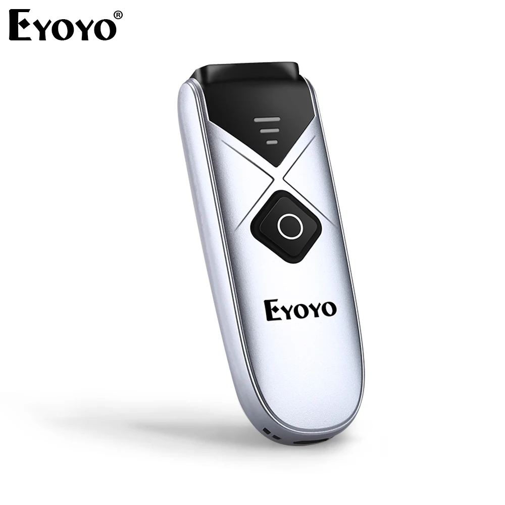Eyoyo EY 015C 1D сканер штрих кода USB проводной/Bluetooth/2 4G беспроводной CCD считыватель для