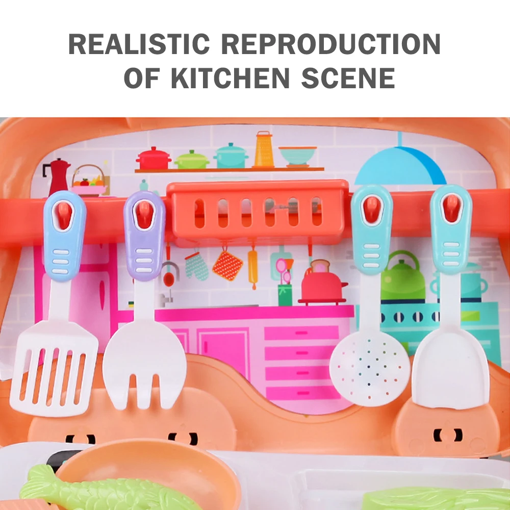 3 шт. детские игрушки для кухни с чемоданом | Игрушки и хобби