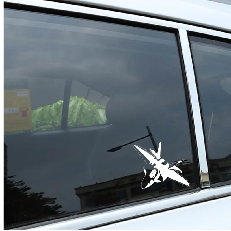 Стикер для автомобиля изысканный маленький аниме Милая модель самолета-бойца