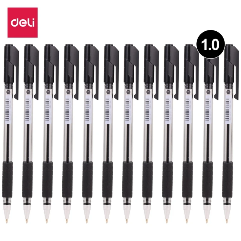 

Deli 12pcs/box Colored Ink Pens Set Cute Mini Writing for Boy Girl Office School Stationery Supplies Kawaii Gel Pencils