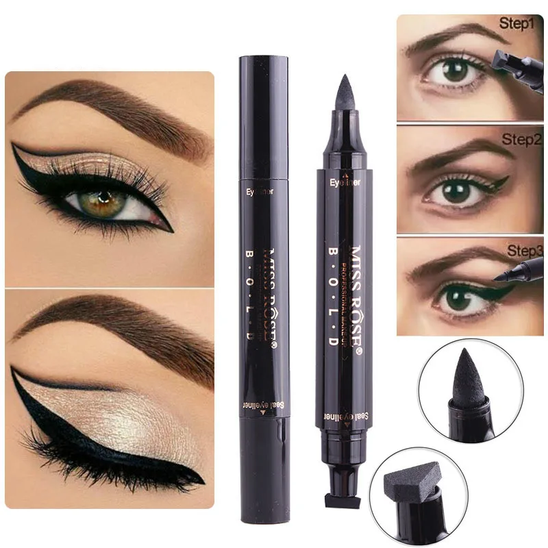 Miss Rose Очаровательная подводка для глаз с крыльями кошачий пикантная косметика