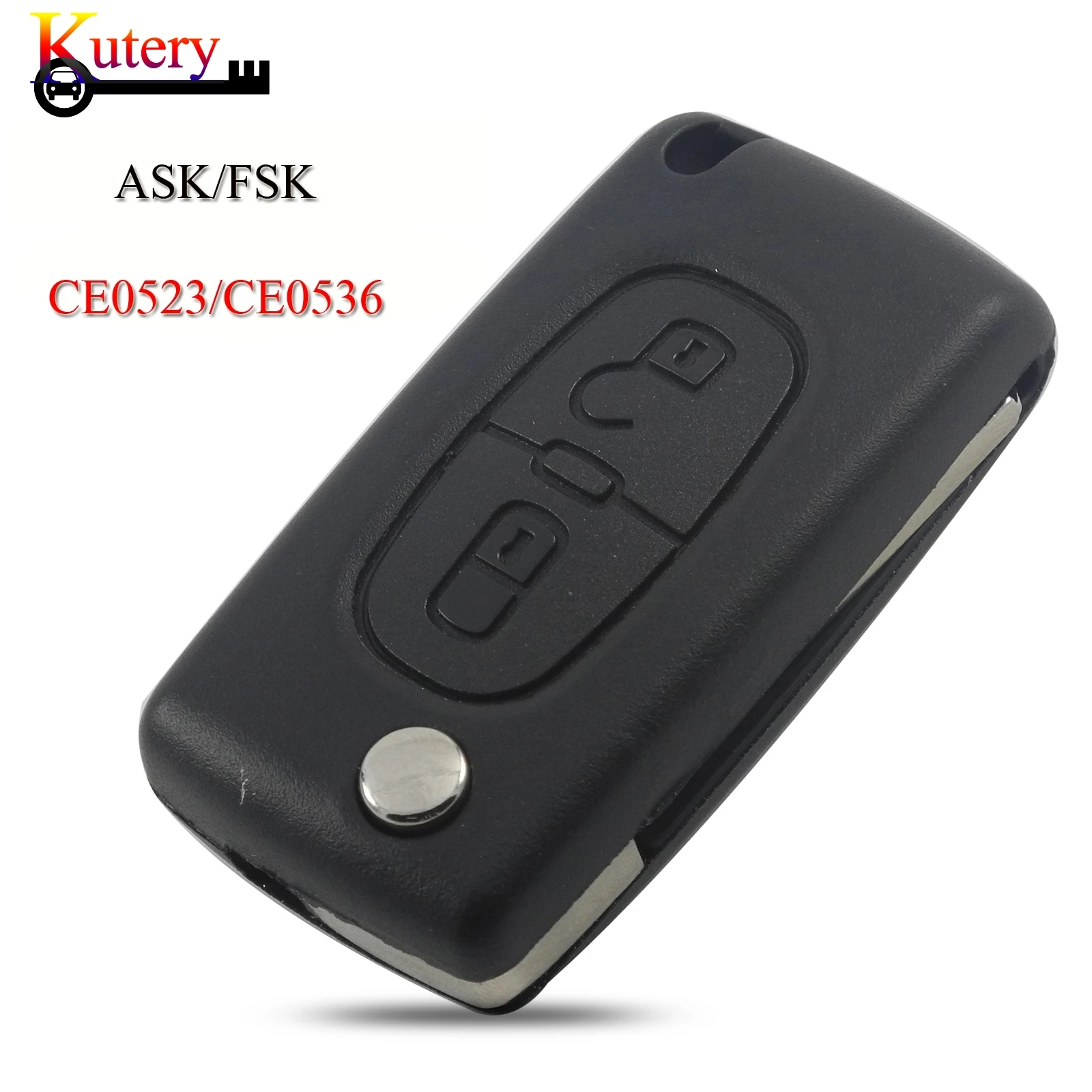Дистанционный Автомобильный ключ Kutery для Citroen 433MHZ ID46 CE0523 PCF7941Chip CE0536 PCF7961 чип ASK/FSK