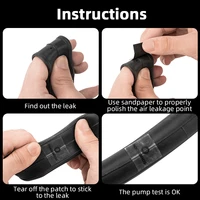 Заплатки на велосипедную камеру от Rockbros, 6 шт в комплекте, 2 варианта#2