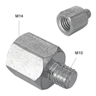 Адаптер М10 М14, угловая шлифовальная машина, резьбовое сверло, переходник интерфейса, соединитель, аксессуары для электроинструмента, соединение