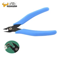 new 4 7 mini electronic pliers diagonal cutting plier wire cable cutters side snips flush plier repair pry open hand tool