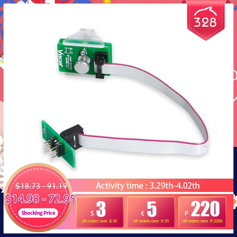 

VXSCAN 8Pin Adapter for BMW FEM-BDC 95128/95256 Chip Anti-theft Data Reading Adapter Work with VVDI Prog/CG Pro 9S12/Orange5