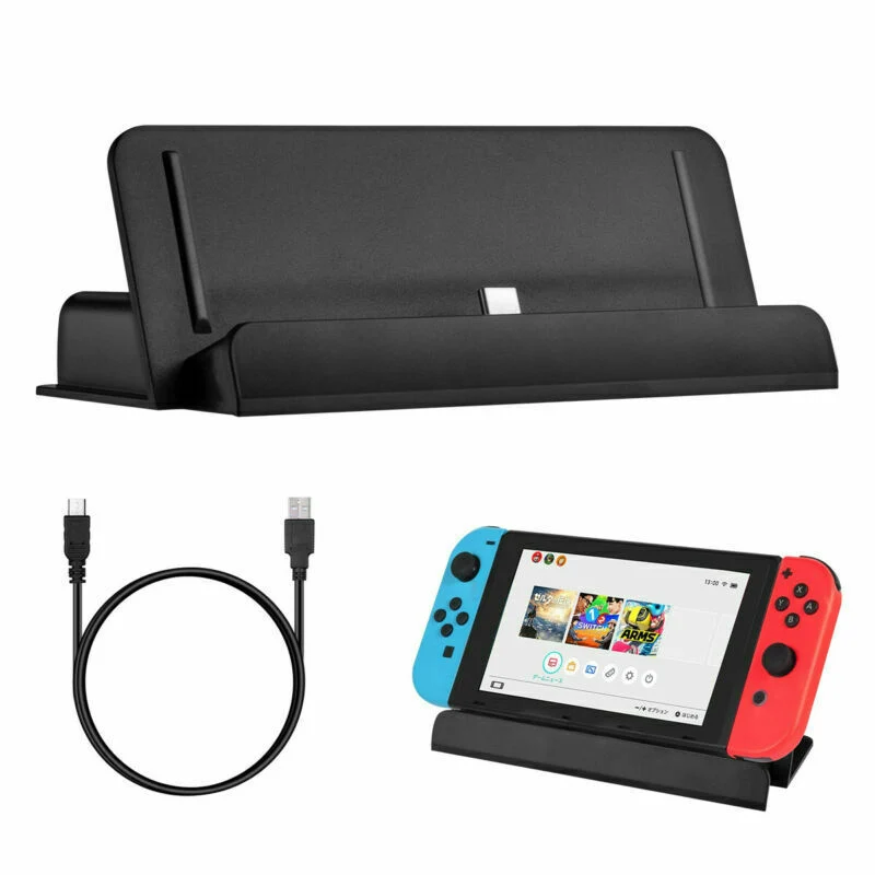 for Nintendo Switch Charging Stand USB Type-C Console Dock Holder Charger for NS Switch Lite Mini Dock Station Charger Stand