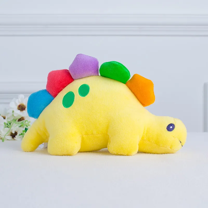 Плюшевая игрушка динозавр Тираннозавр Рекс кукла погремушка с длинным воротом и