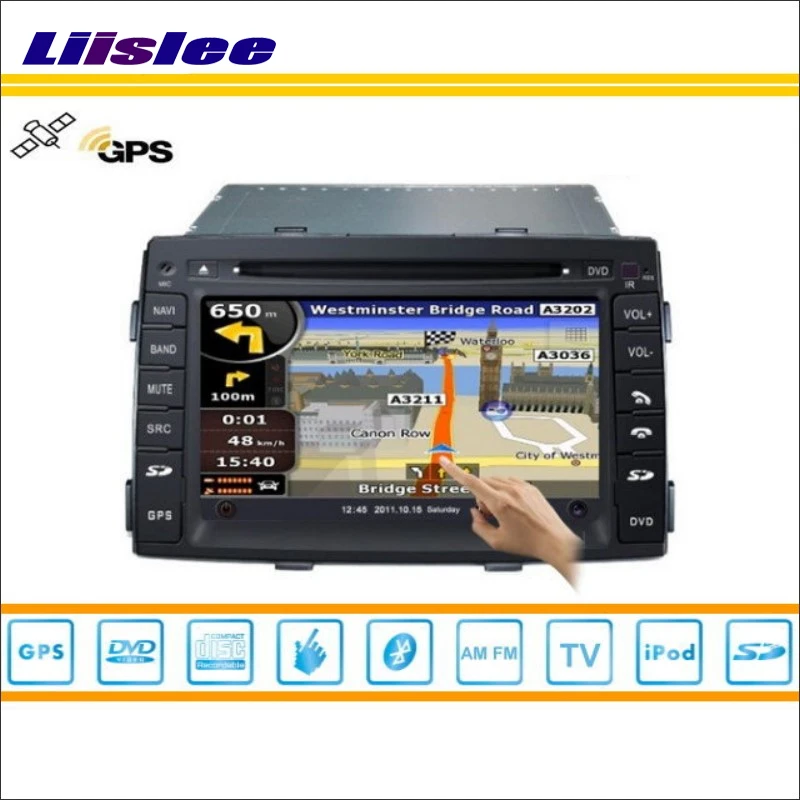 Gps Navigation Screen Audio Video Stereo System