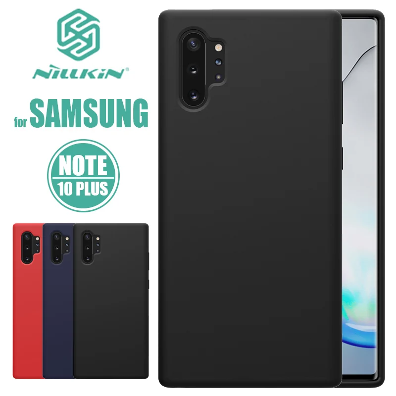 Чехол Nillkin для Samsung Galaxy Note 10 Plus 9 роскошная гибкая задняя крышка из чистого