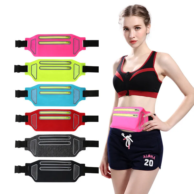 Новое поступление Для женщин мужчин сумка пояс на молнии тонком