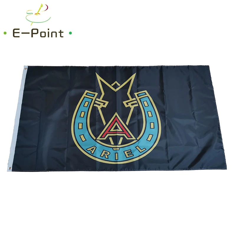 Британский мотоциклетный флаг Ариэль размер 2 фута * 3 (60*90 см) 5 футов (90*150