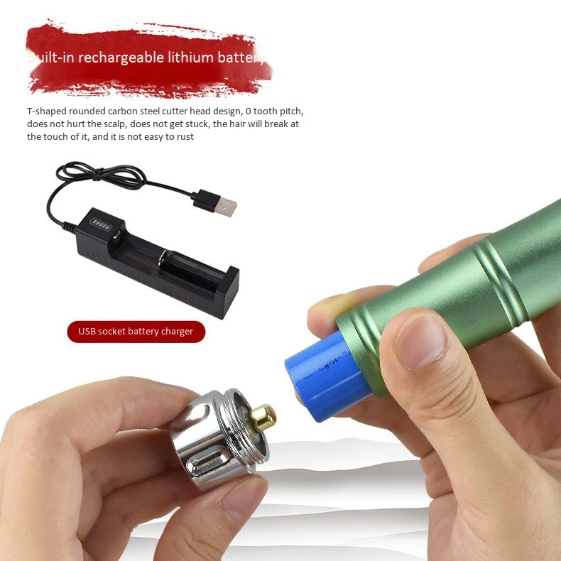 

Electric Pro Li Outliner Grooming Rechargeable Cordless Close Cutting T-Blade Trimmer Hair Clippers