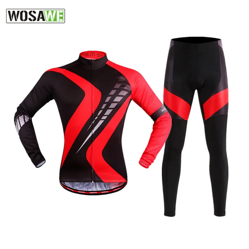 WOSAWE новые осенние весенние мужские горные велосипедные трикотажные с длинным