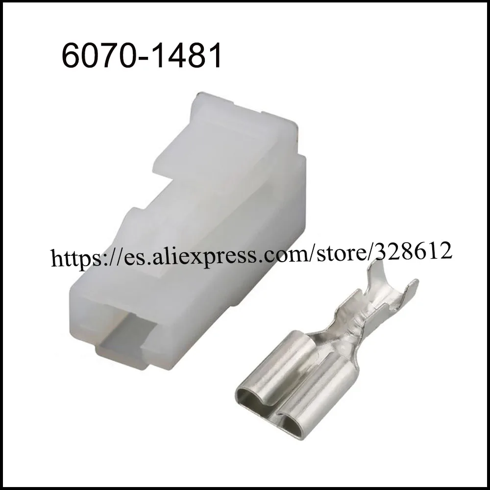 6070-1471/6070-1481 автомобильный провод, водонепроницаемый женский и мужской разъем кабеля, 1 штырьковый автомобильный разъем с вилкой, включает терминал