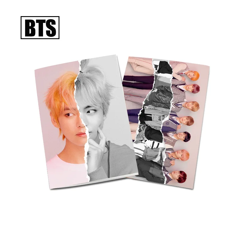 K pop Bangtan boys kawaii альбом карта персонажа ломо карты kpop фотокниги бродячие дети kpop - Цвет: notebook V