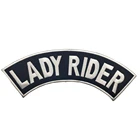 Нашивка с вышивкой леди Райдер утюгом на подкладке качалка для самостоятельной сборки одежды пинетки Куртки Жилеты аксессуары для одежды рукоделие
