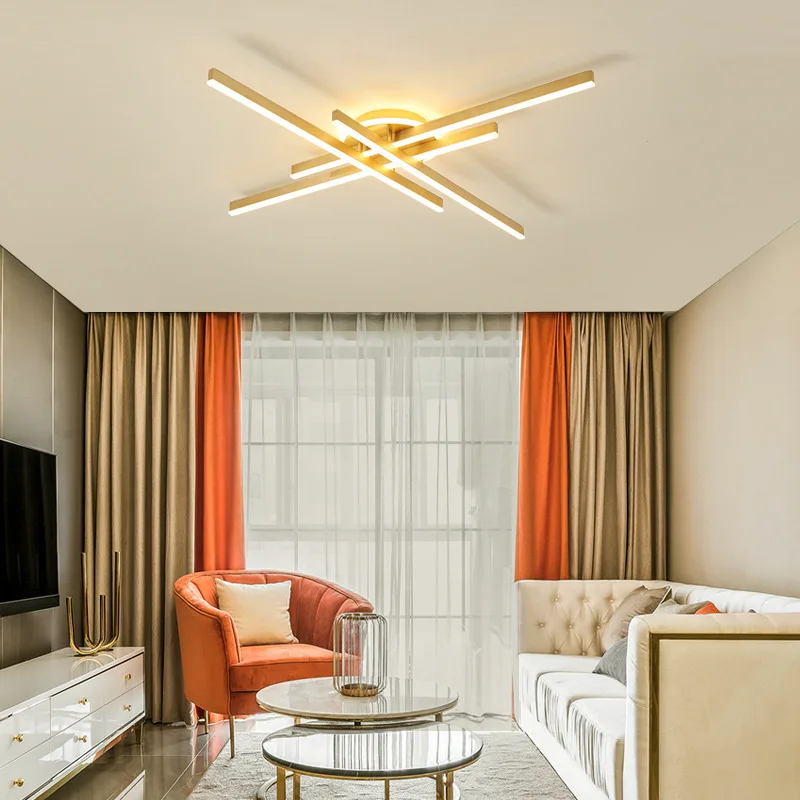 

Современный Скандинавский минималистский потолочный светильник в стиле арт-деко, креативный роскошный светодиодный светильник для гостин...