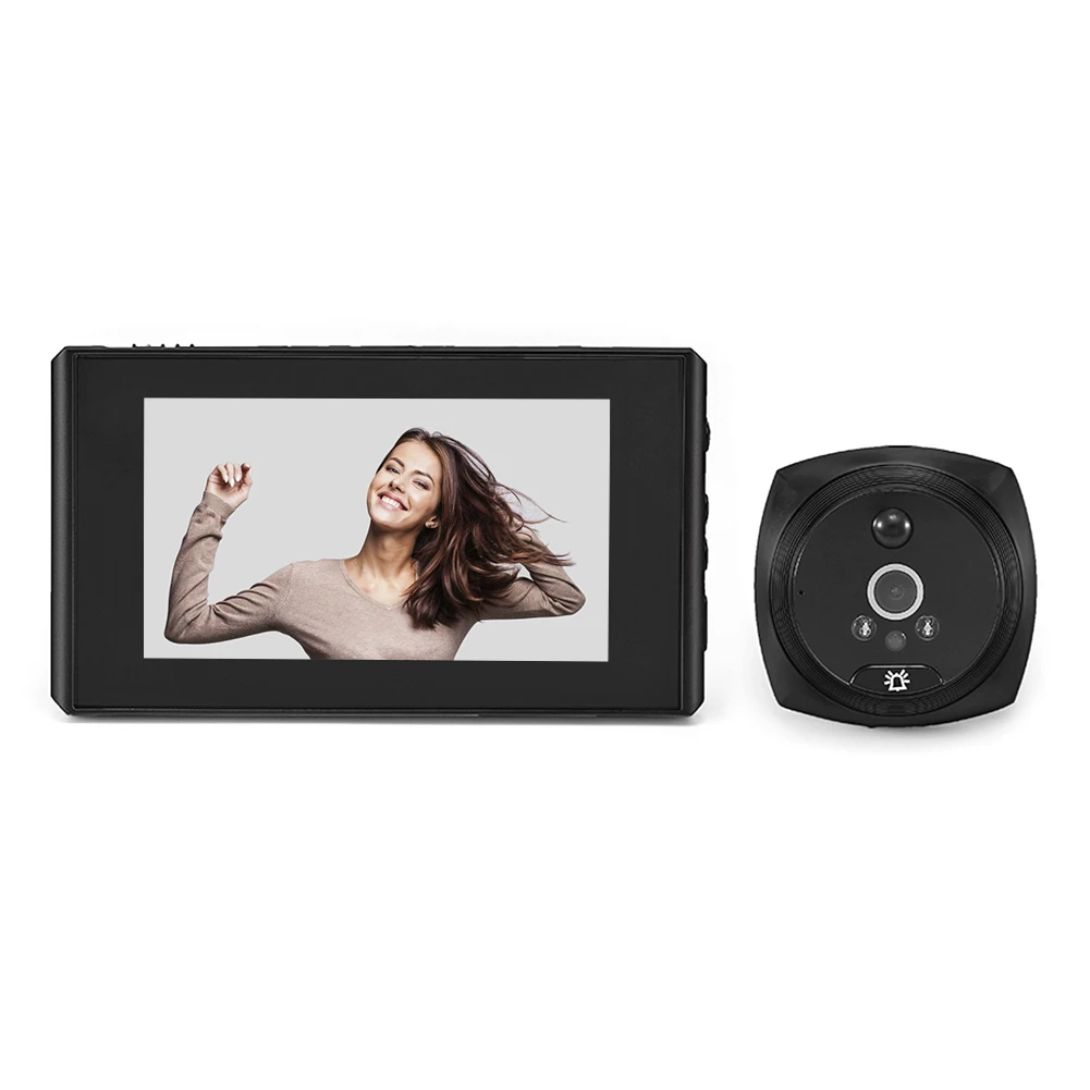 

Electronic Peephole Doorbell Digital Door Camera 4.3 inch Wireless 160 Degree for Household Bedroom Protection