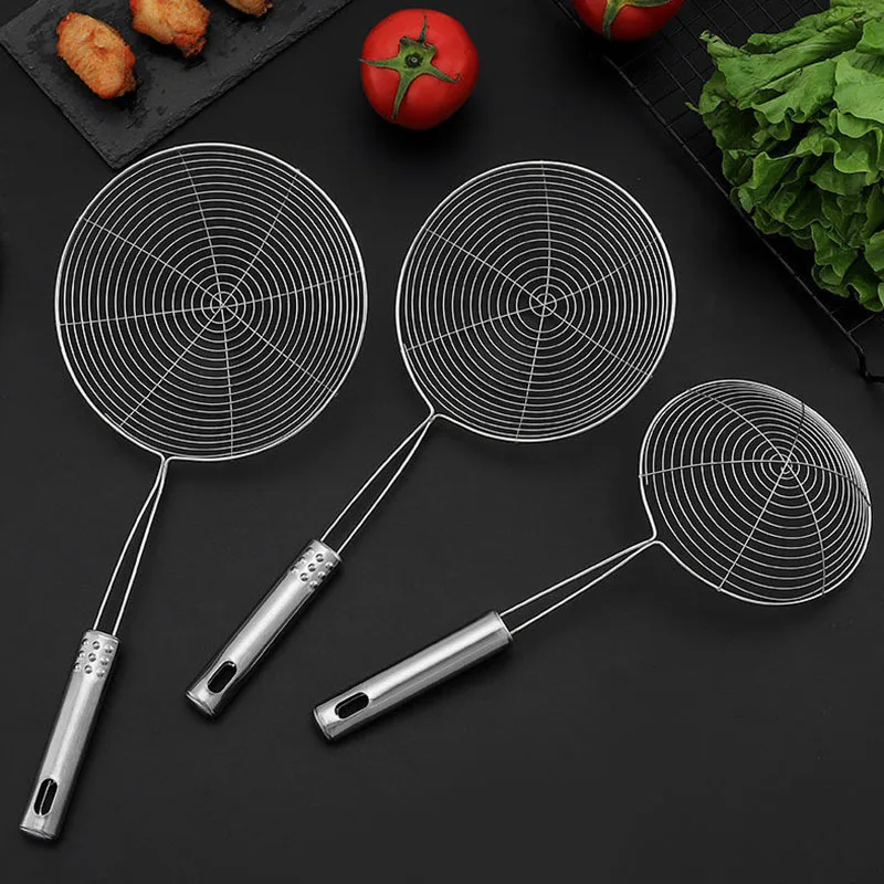 Овальный фильтр-скиммер из нержавеющей стали сетчатый фильтр для масла пищевой