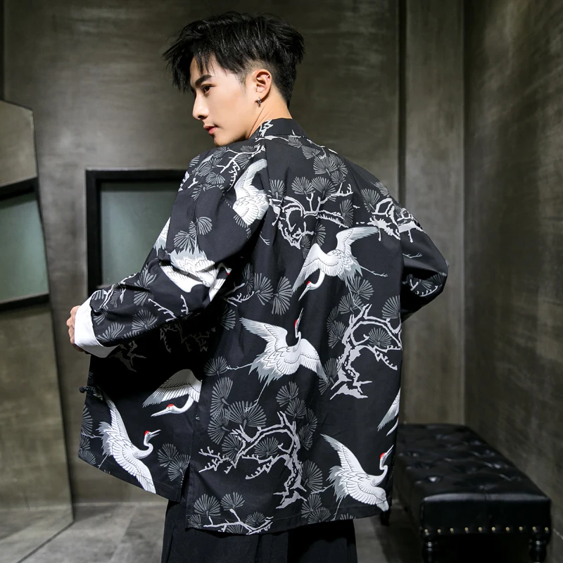 Мужская куртка в традиционном китайском стиле с принтом 2021 одежда для кунг-фу
