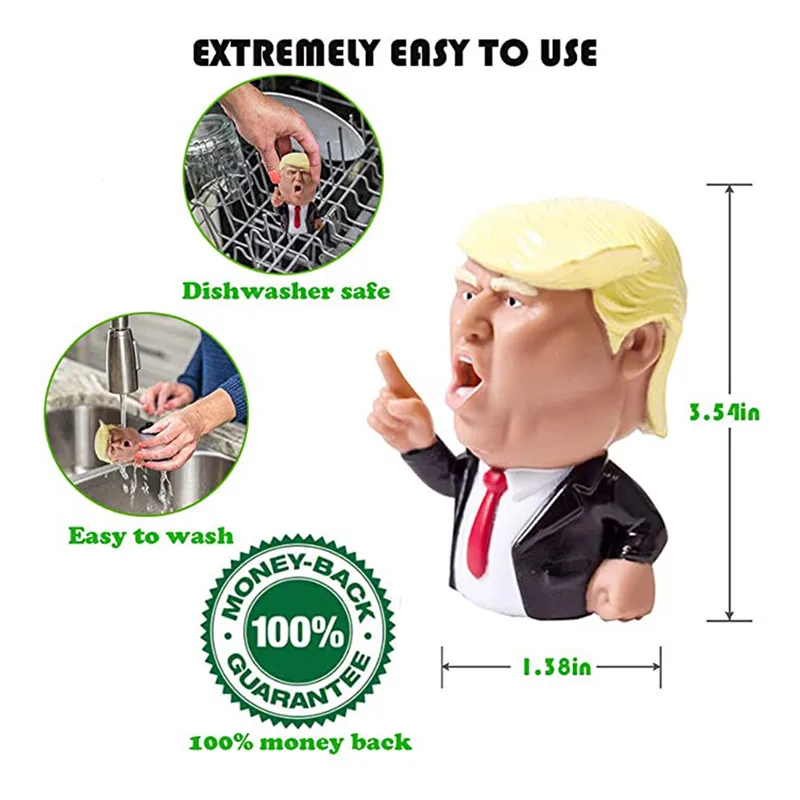 

Pressure Cooker Steam Diverter, Heat-resistant Cartoon Donald Trump Steam Release Accessories