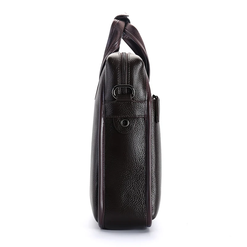 Мужской деловой портфель из натуральной кожи с отделением для документов M200905 |