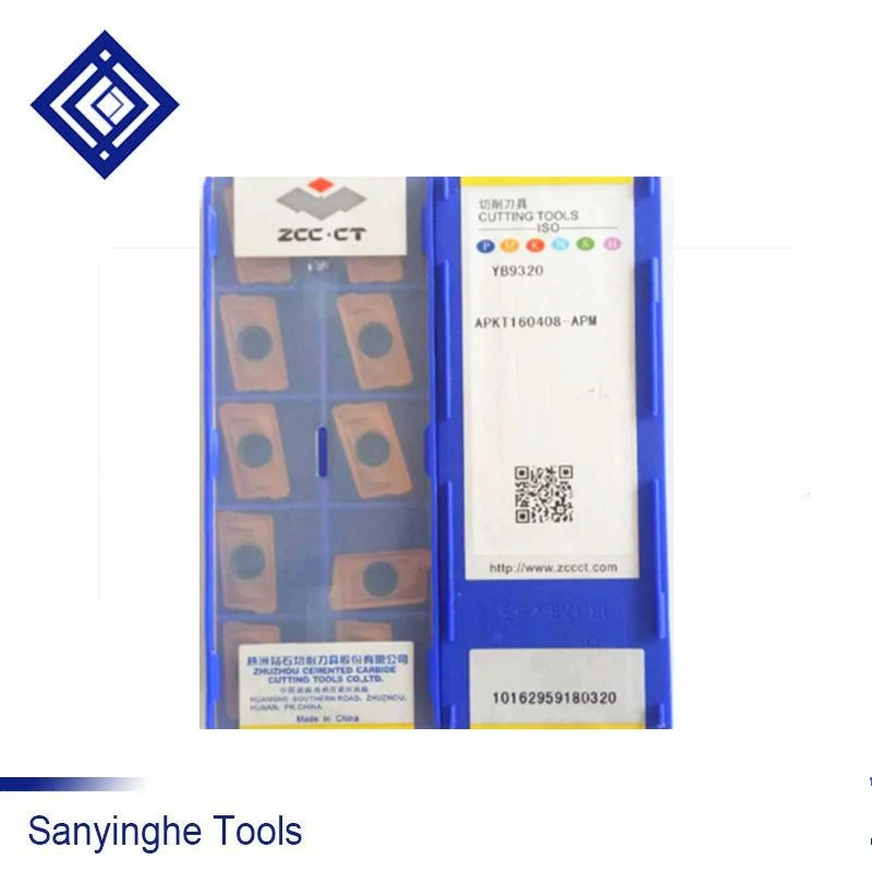 YB9320 APKT160408-APM / APKT160412-APM APKT160416-APM ЧПУ твердосплавные режущие пластины инструменты |