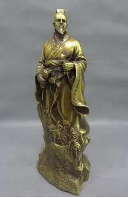 Китайская Бронзовая статуя лошади SunZi Sun Tzu народное искусство война военные