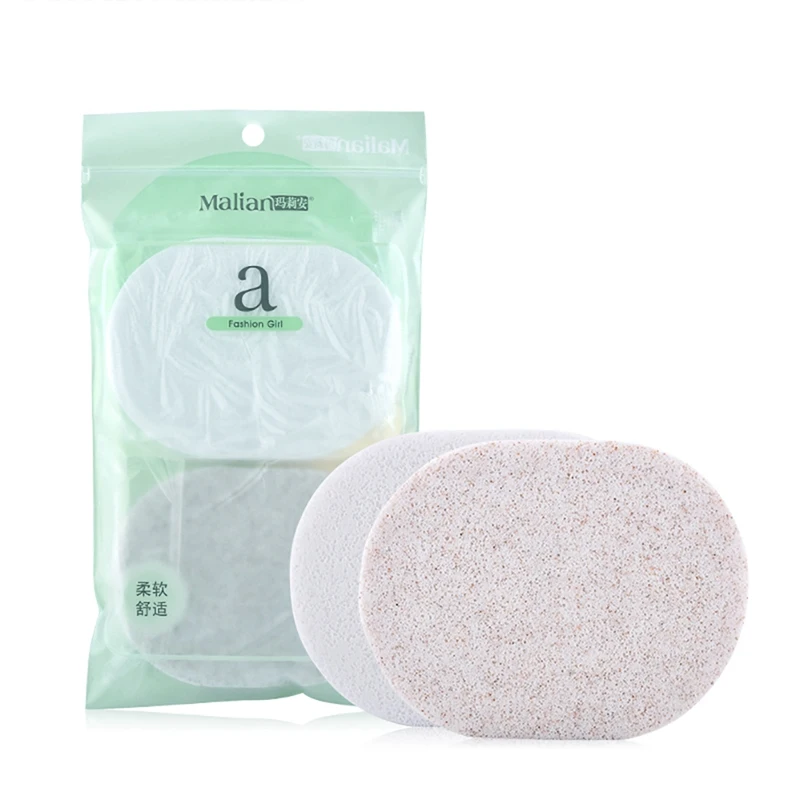 

2pcs Facial Cleansing Puff Remove Blackheads Cleaning Pores Exfoliating Face Washing Puff
