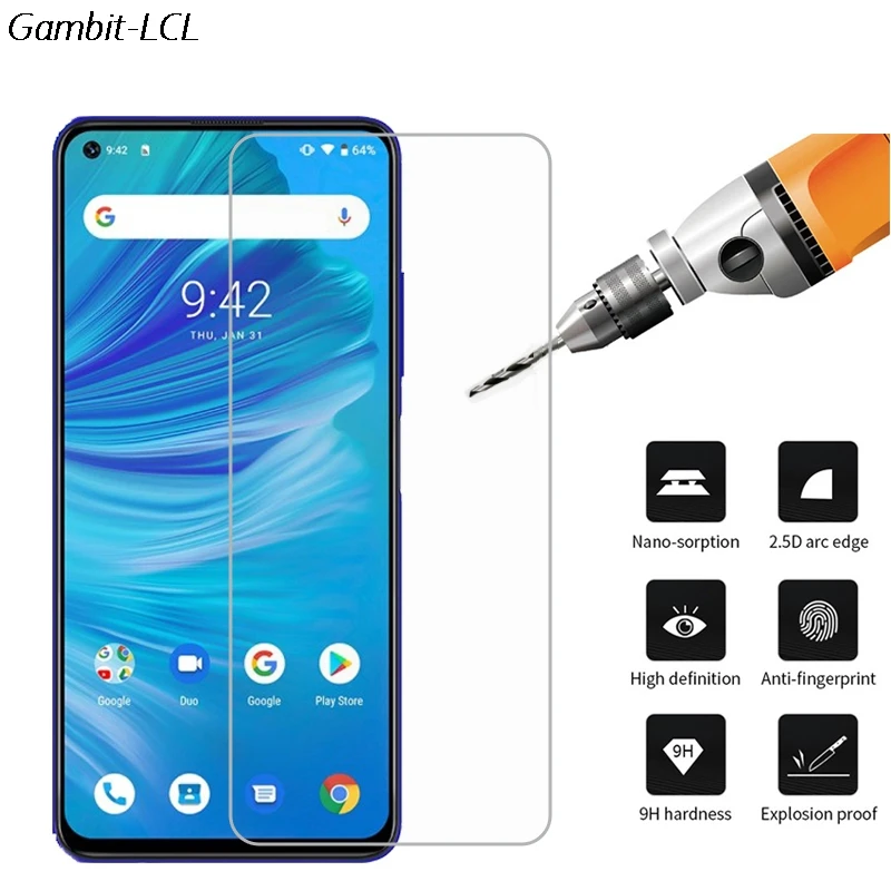 Закаленное стекло 9H для UMIDIGI Power 3 POWER 2 шт. | Мобильные телефоны и аксессуары
