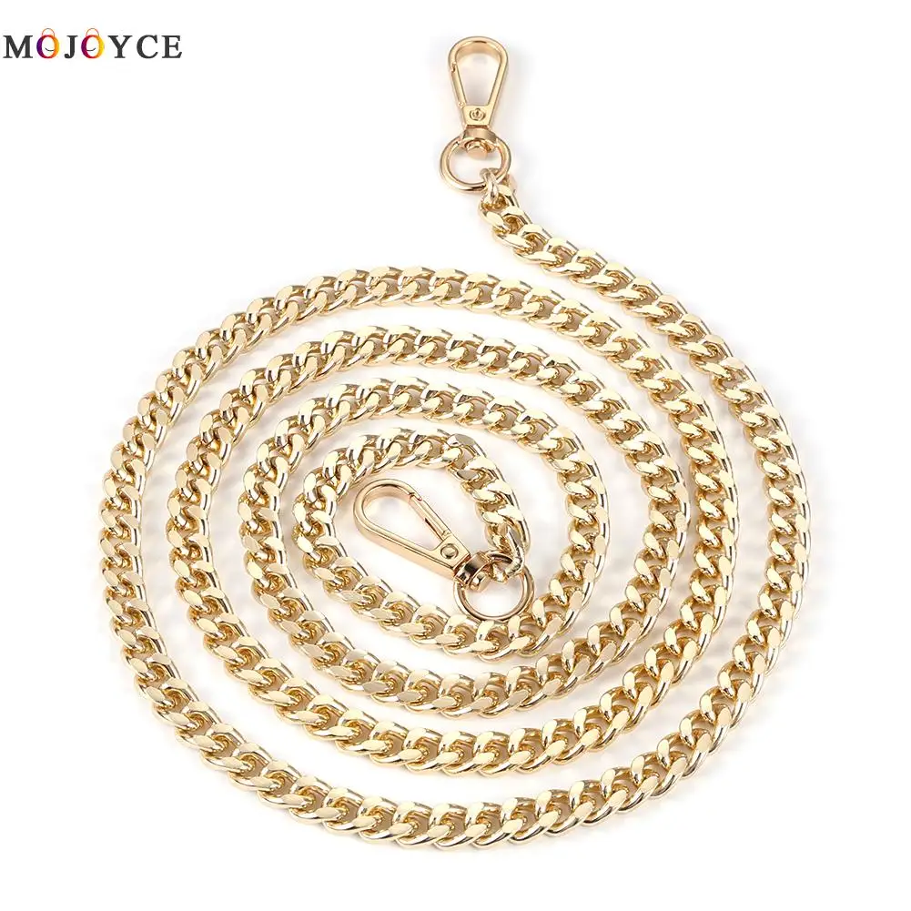 

Chain Shoulder Crossbody Bag Strap Metal Bag Chain Strap Handle Replacement for DIY Purse Shoulder Handbag 120cm