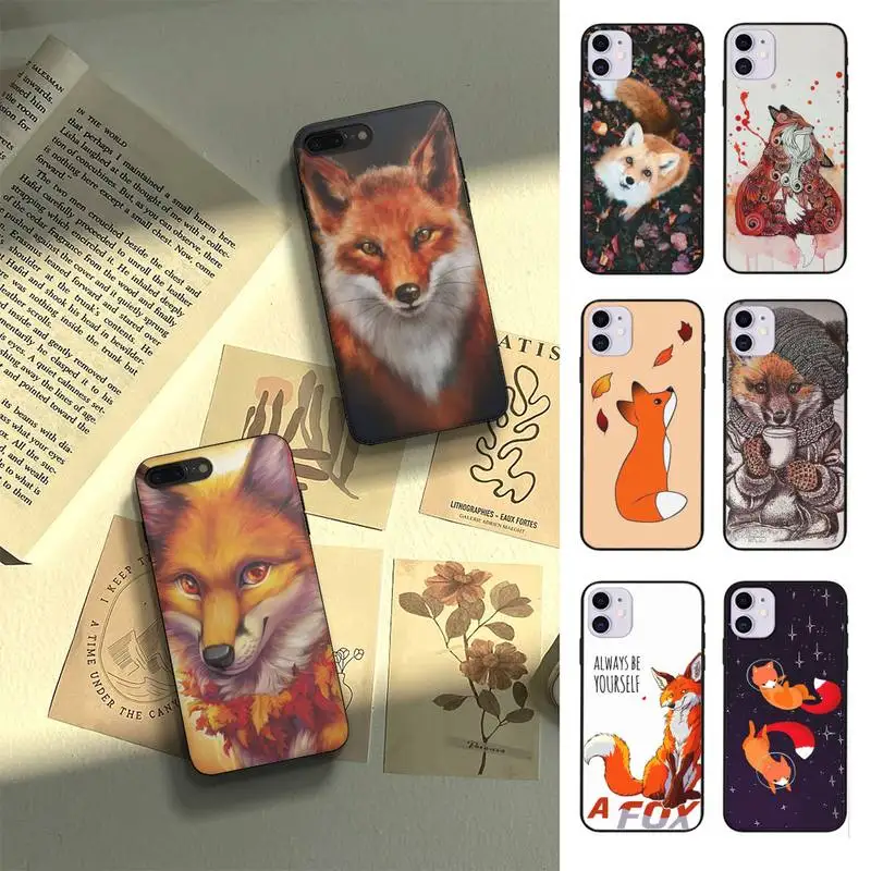 

Cute Cartoon Animal Fox Phone Case For Samsung S10 S20 Fe Lite S21 S30 ULTRA Plus 5G Fundas Shell Cover