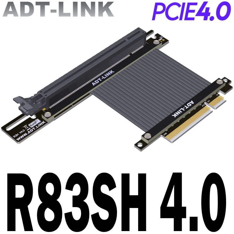 

Ultra PCIE 4.0 X8 To X16 Riser Adapter Gen4 Graphics Video Card Riser Extension Cable PCI-E4 U1U2 GPU For ETH BTC Mining Miner