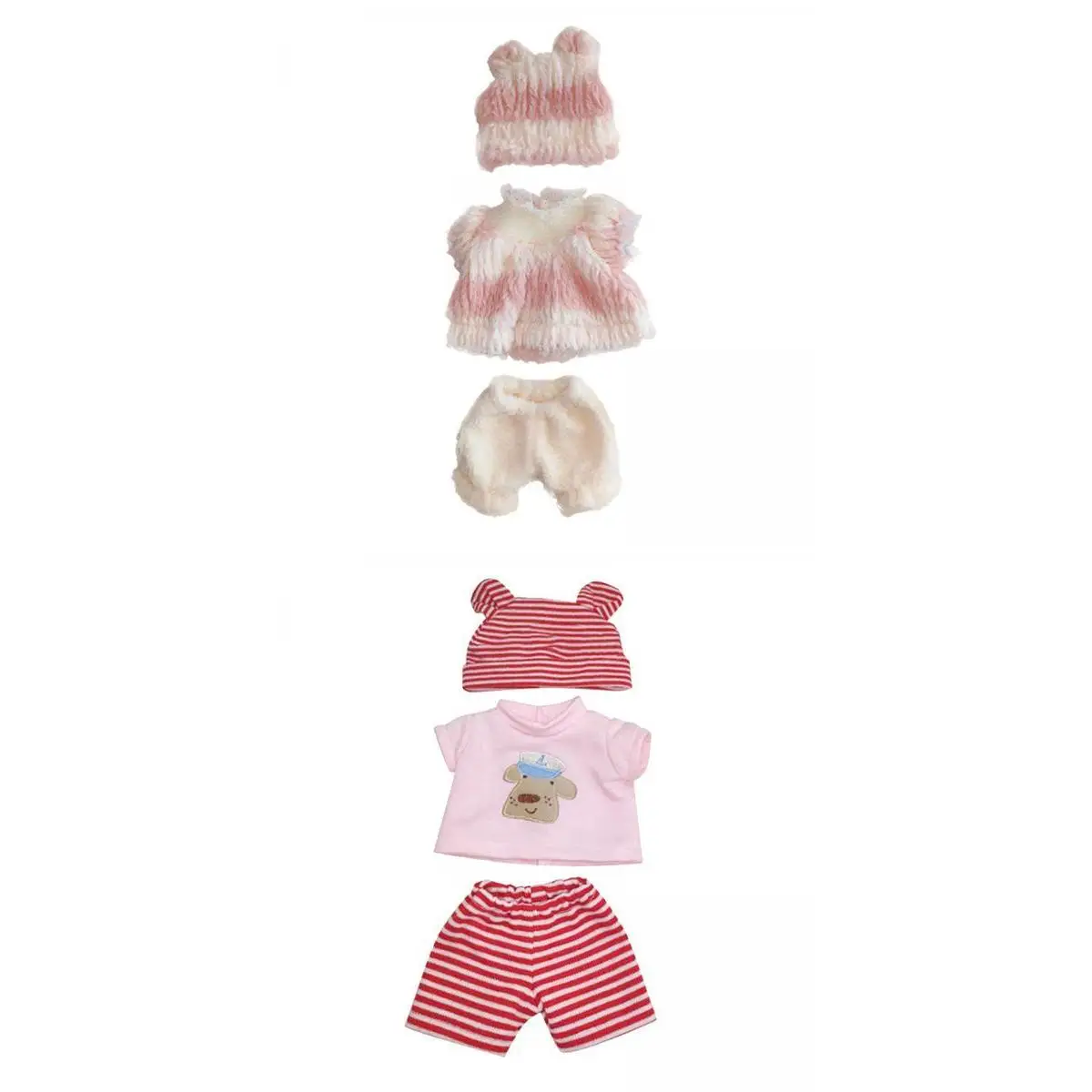 

2-4 Set Handmade Baby Doll Clothes Costumes Pajamas for 30cm Baby Dolls