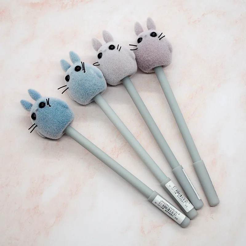 24 шт./партия мультфильм большой глаз Kawaii Тоторо гелевая ручка подпись Escolar Papelaria