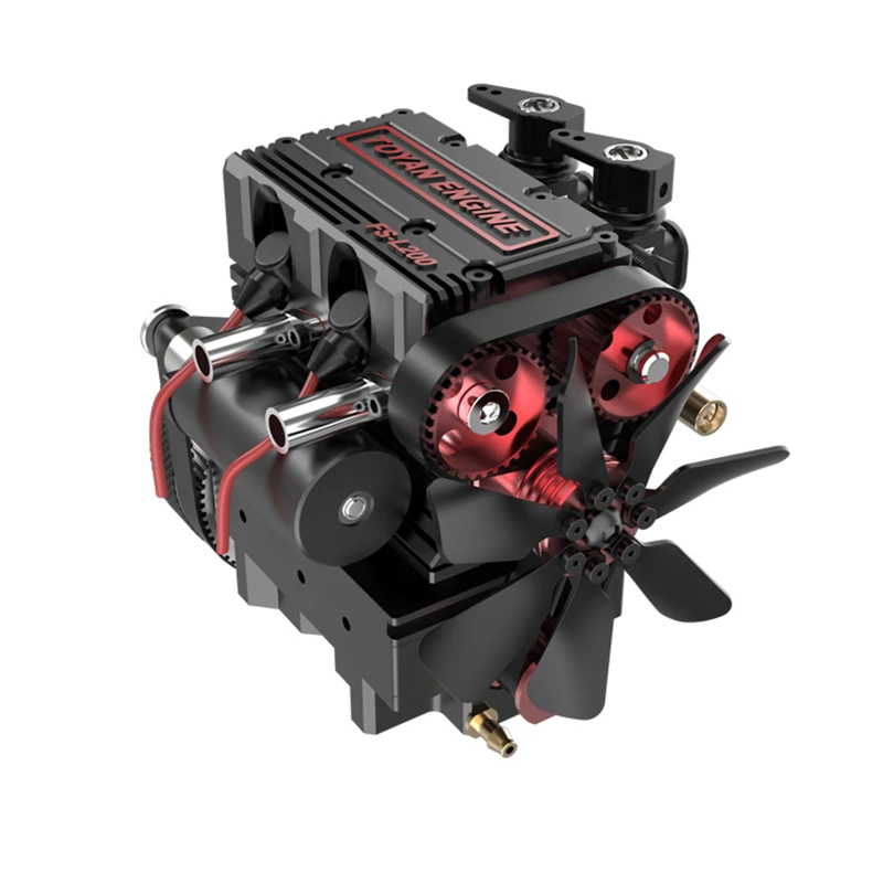 TOYAN FS-L200 Two-Cylinder Four-Stroke Methanol RC Engine for Boat Airplane Model | Игрушки и хобби