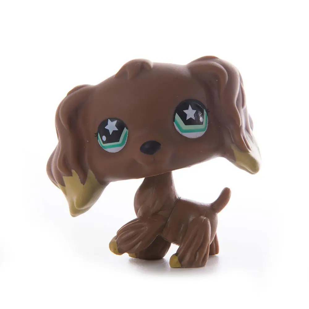 LPS игрушки для домашних животных куклы кокер спаниель Коллекция собак подставка