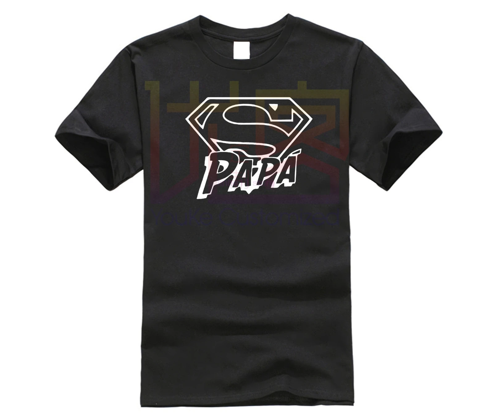 2020 супер Papa и I Love футболка Fathers Day Gift Новый папы забавная Лучшие футболки для всей
