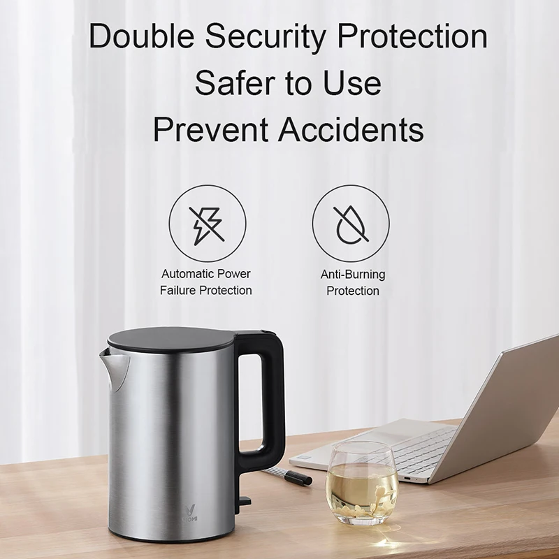 Чайник электрический VIOMI с индикатором нагрева быстрое горячее закипание из